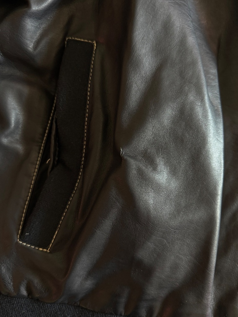 Members Only Iconic Racer Faux Leather Jacket Black Men’s L - Picture 13 of 15